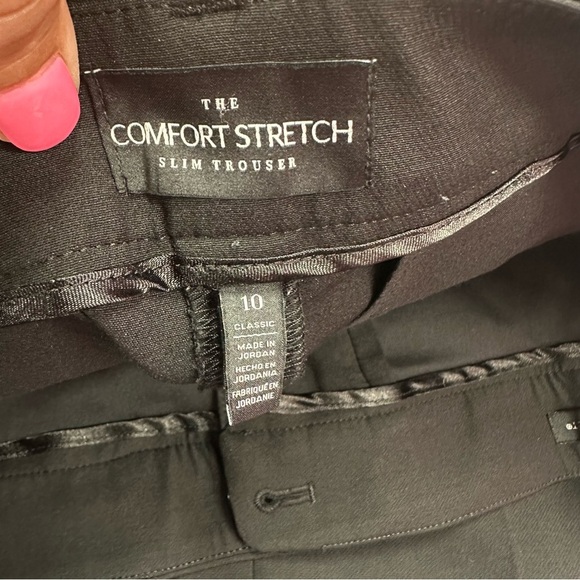 white house black market comfort stretch slim trouser sz 10 classic minimalist - Picture 6 of 8